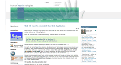 Desktop Screenshot of human-touchnologies.de